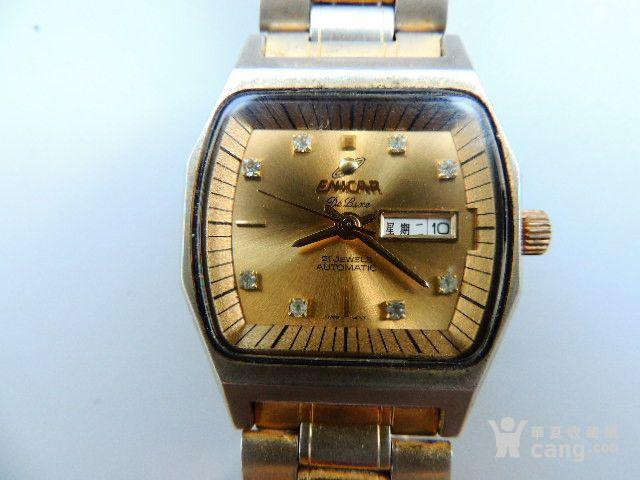 老瑞士英纳格石英手表