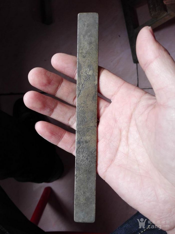 不错的老铜镇尺!