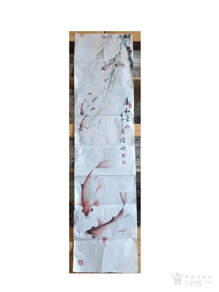 莫道昆明池水浅 观鱼胜过富春江 书法对联