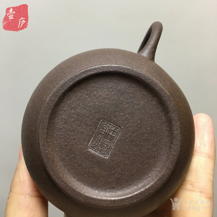 早期紫砂壶.黑星土小水平