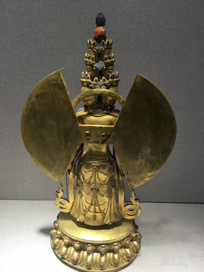 大明永乐鎏金佛像