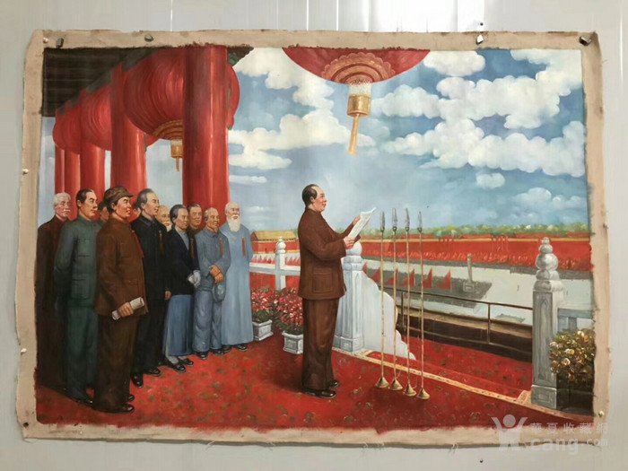 开国大典手绘油画