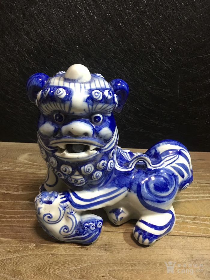 青花瓷手工制作大麒麟绣球_手工小制作 青花瓷手工制作大麒麟绣球