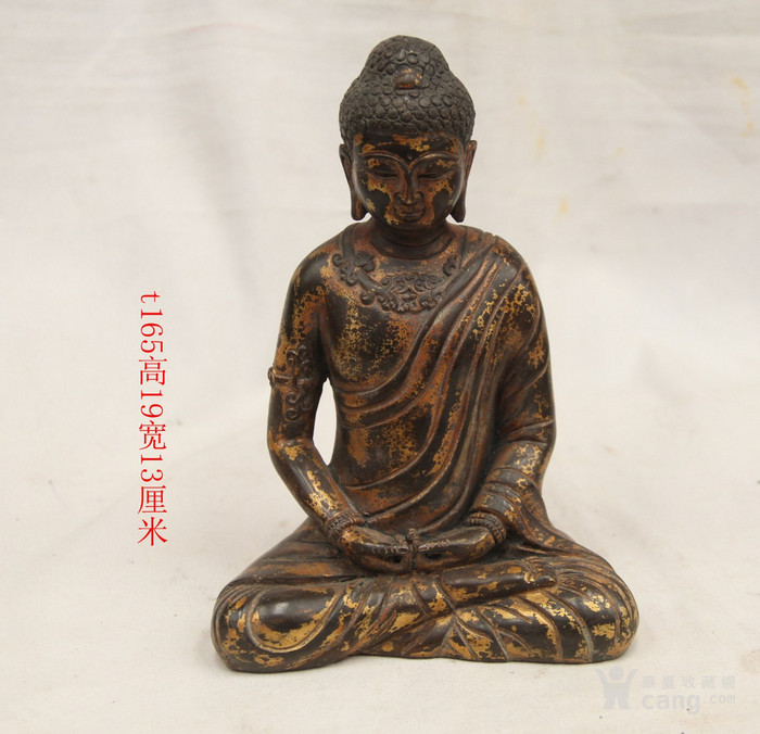 清代鎏金佛像