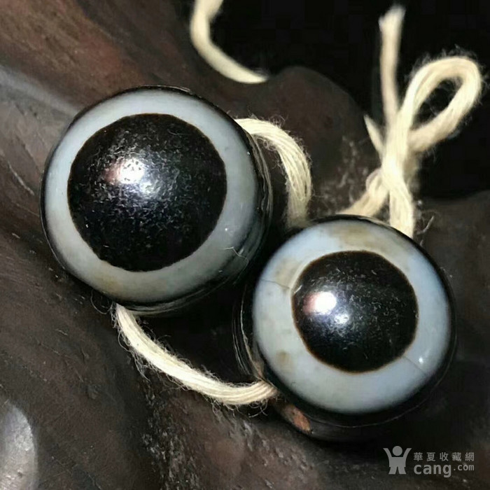乡下收天眼石一对