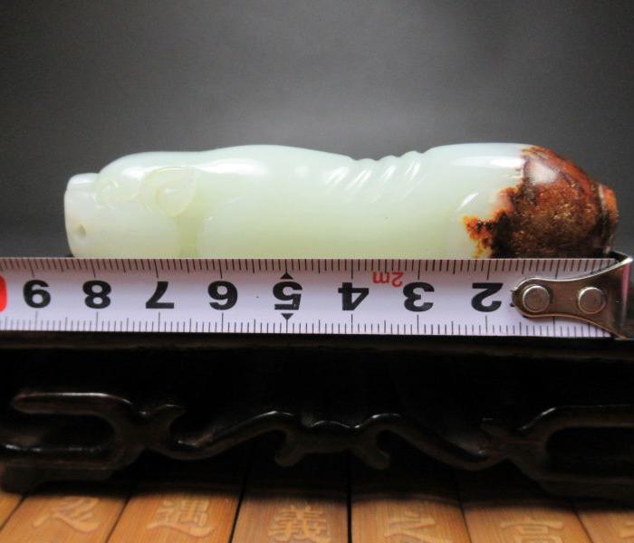 乡下收来的和田玉土沁长寿富贵AA2315玉器古