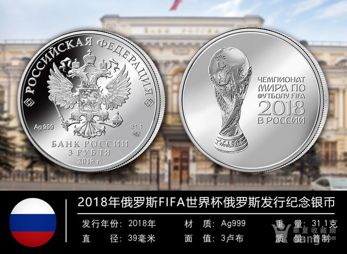 《2018年俄罗斯FIFA世界杯纪念银币珍藏套装