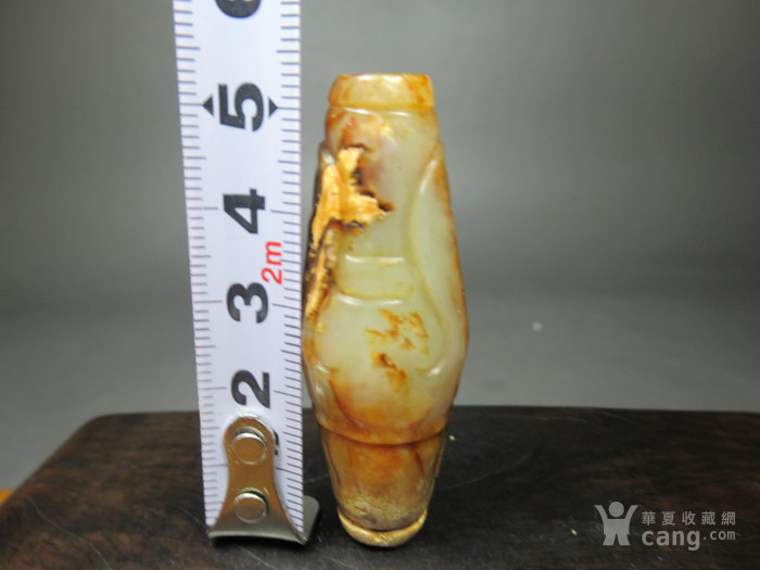 乡下收来的和田玉土沁人物勒子aa2532玉器古玩杂项