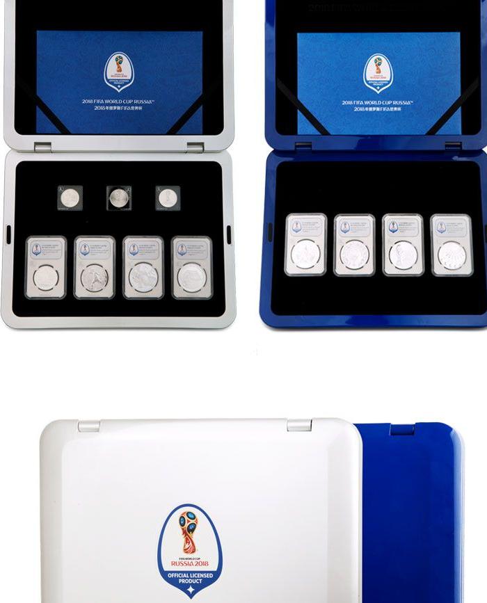 2018俄罗斯世界杯纪念银币套装 全球发行150