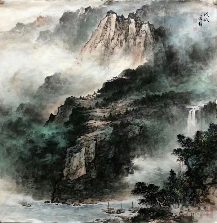 国画183 林伟权|落笔处自成山水,赏画人在画中游