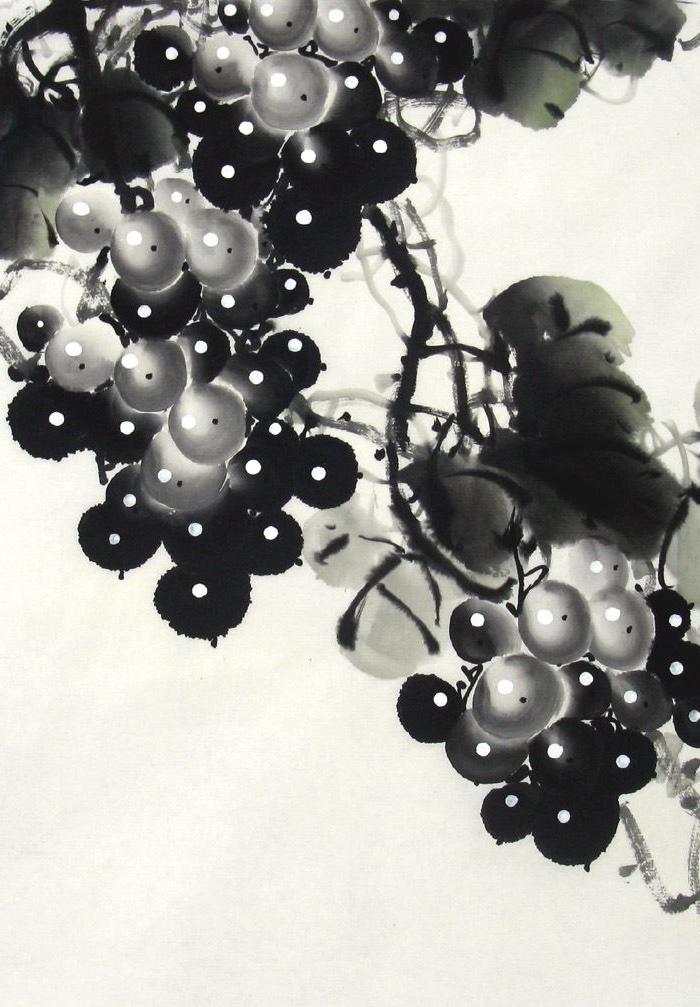 黄艺真迹国画花鸟手绘收藏字画葫芦石榴小品花