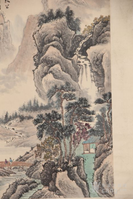 文征明山水画立轴
