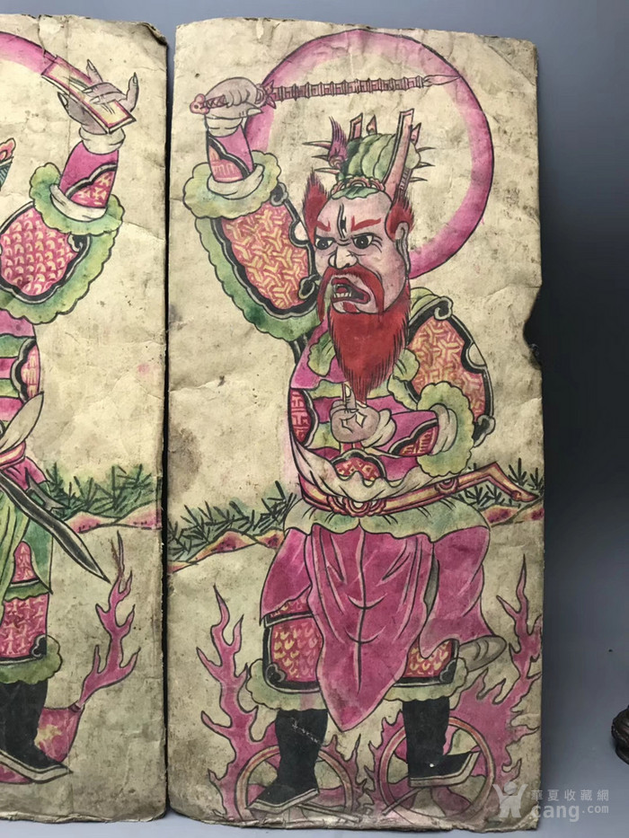 一对老门神
