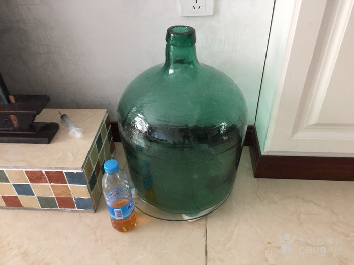 民国超大绿色酒瓶子