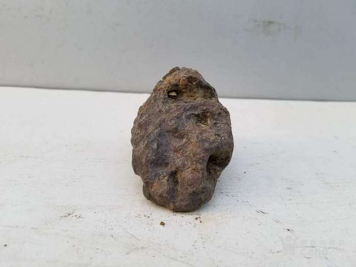 清代.泥夹石摆件