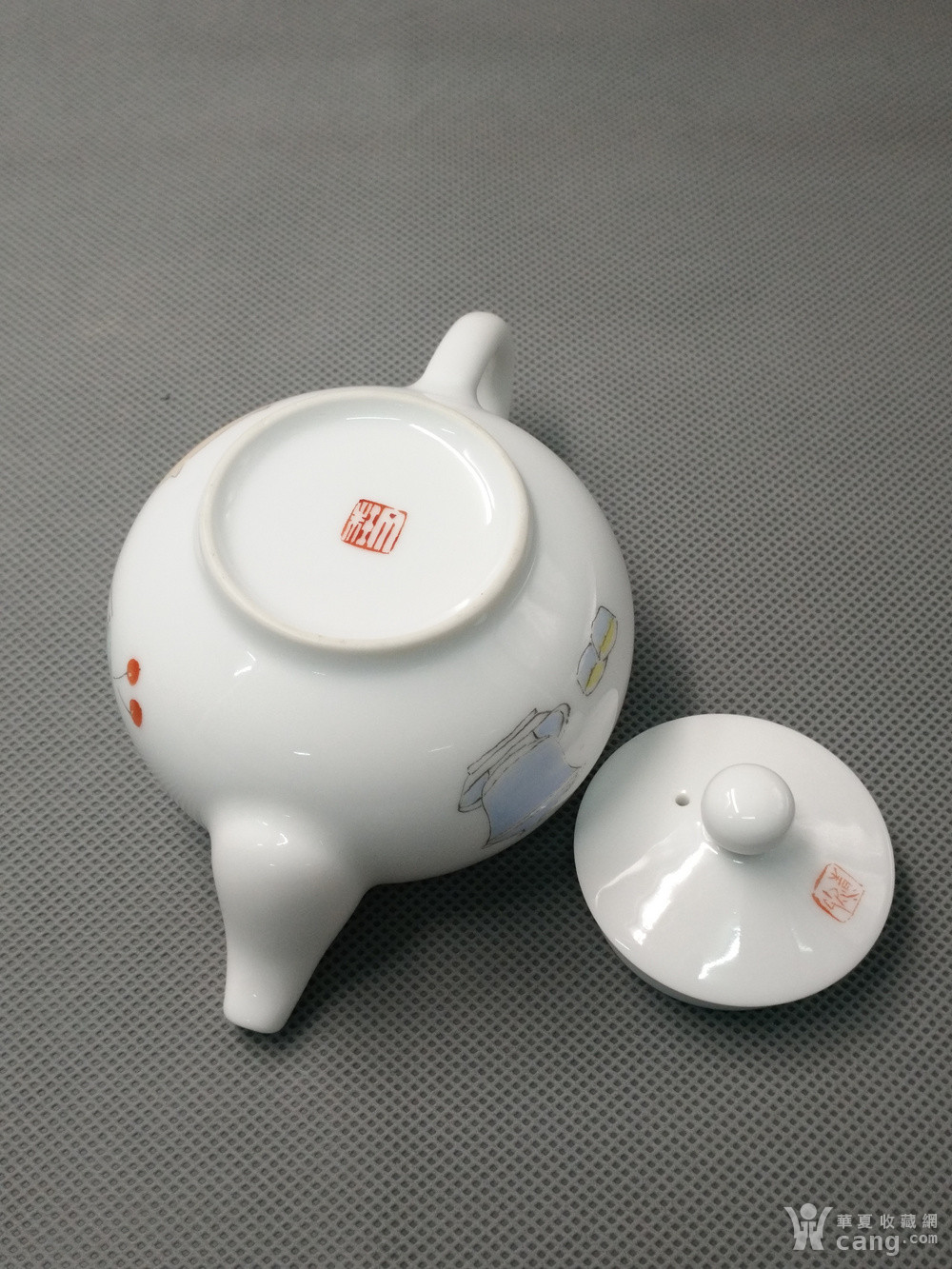 青年画师袁少辉作品壶.高白泥.
