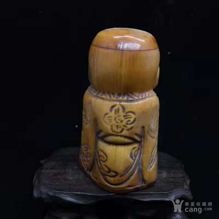乡下收到牛骨雕刻小佛像