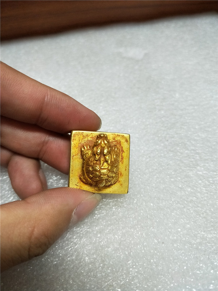 纯金小印章