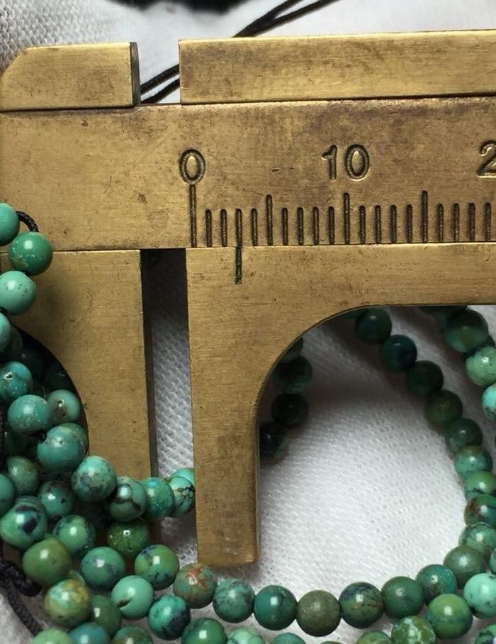 精品湖北原矿绿松石链4