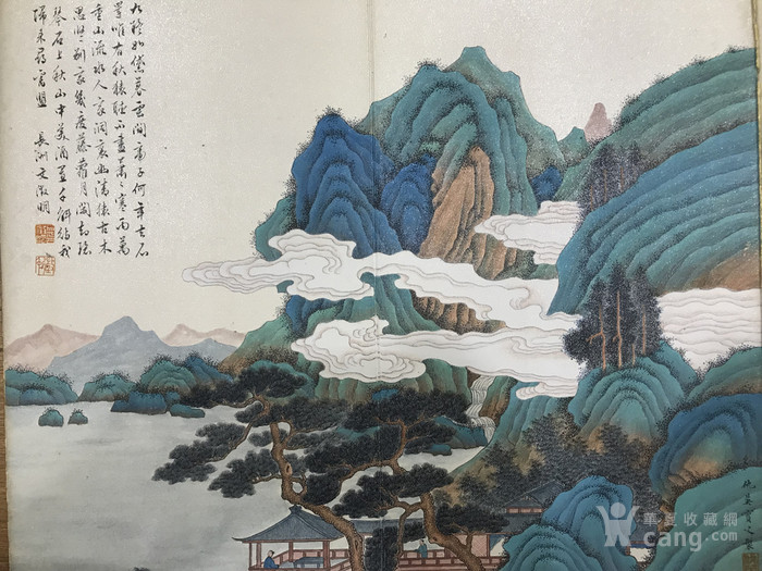 仇英的青绿山水册页