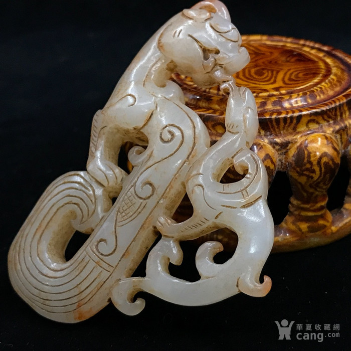 战汉老和田玉龙凤