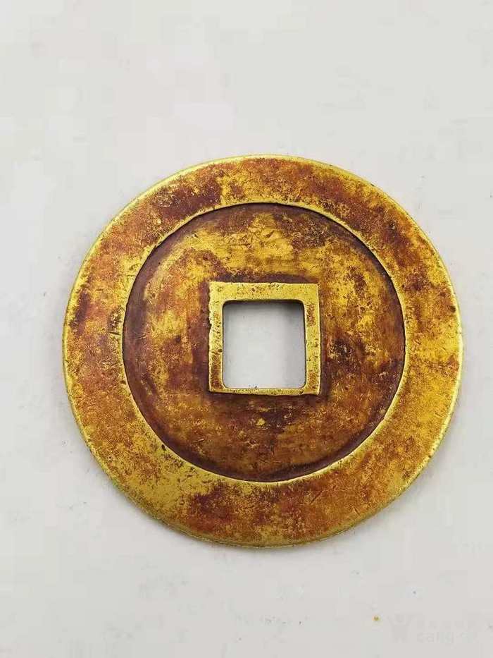 纯金老西王赏功金币