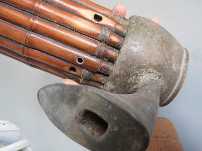 民国老包浆紫竹笙一个