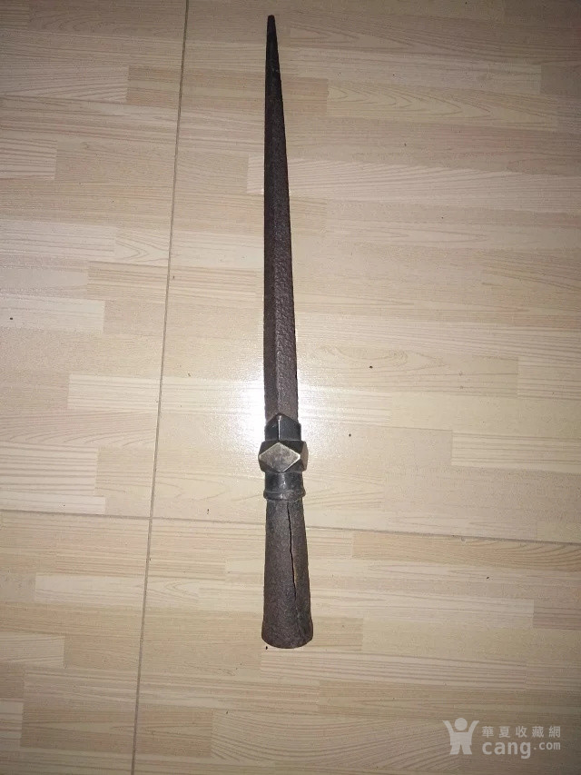 清代兵器长矛 四棱锥