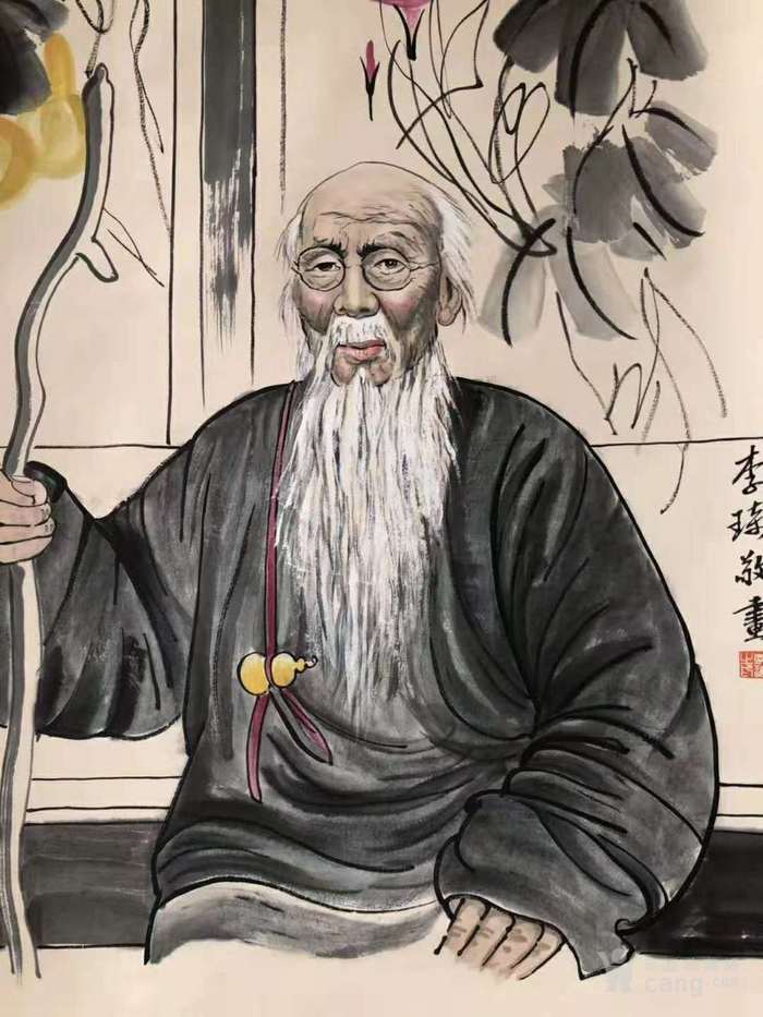 李琦 四尺立轴 齐白石画像