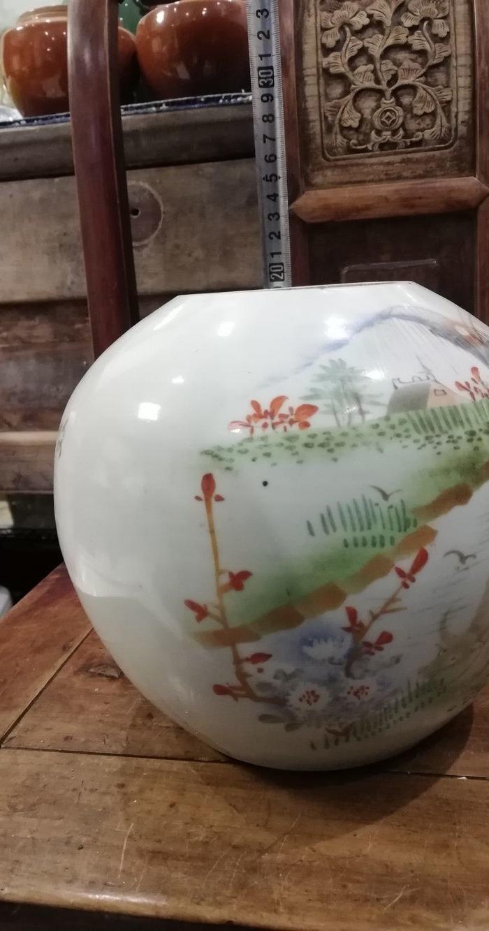 牧童骑牛西瓜罐