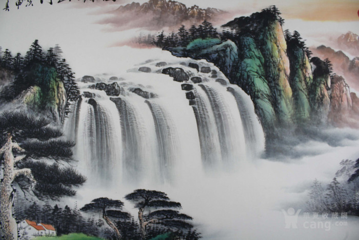 国韵山河图 国画