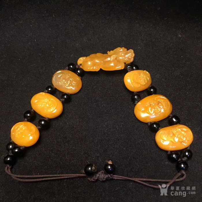 田黄石手串支持鉴定 福到眼前