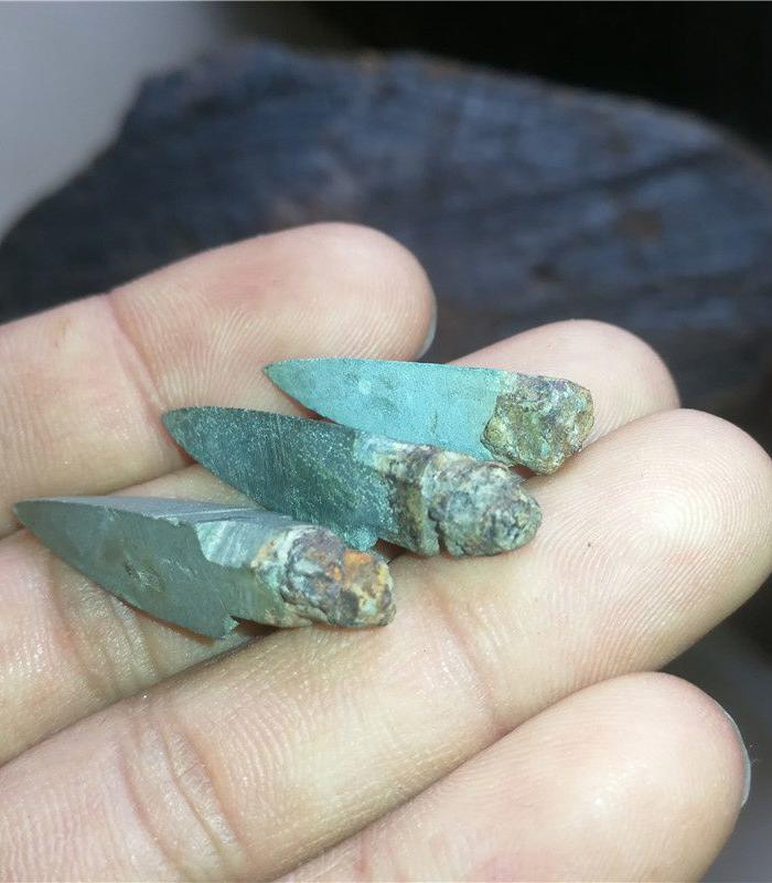 N560 老铜镞三个一起出