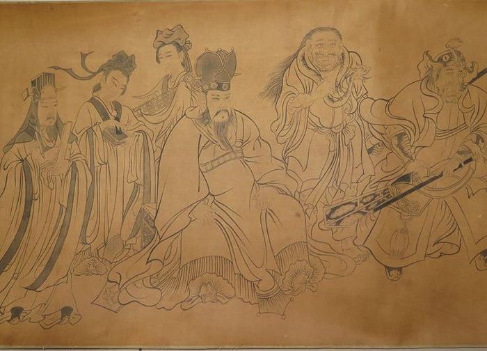 吴道子.天王送子图手卷