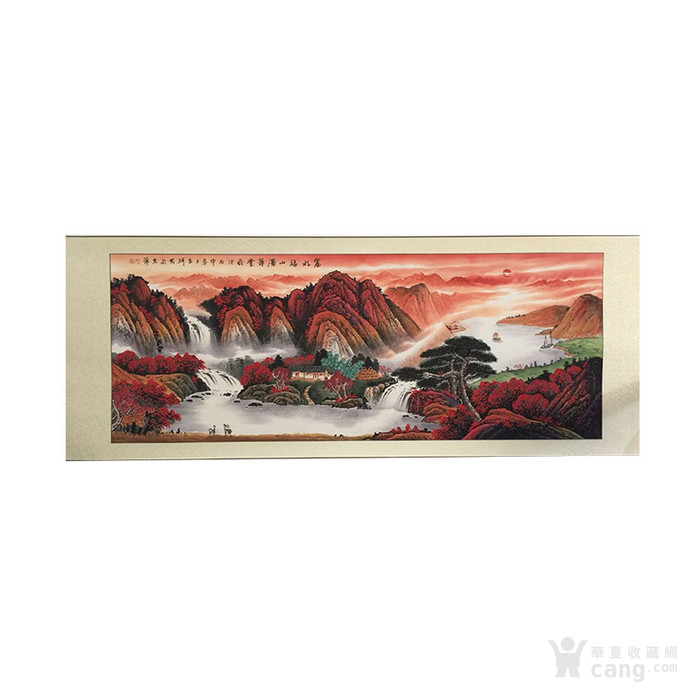 孙吉祥作品纳福臻祥图 大屏尺化作美化家居