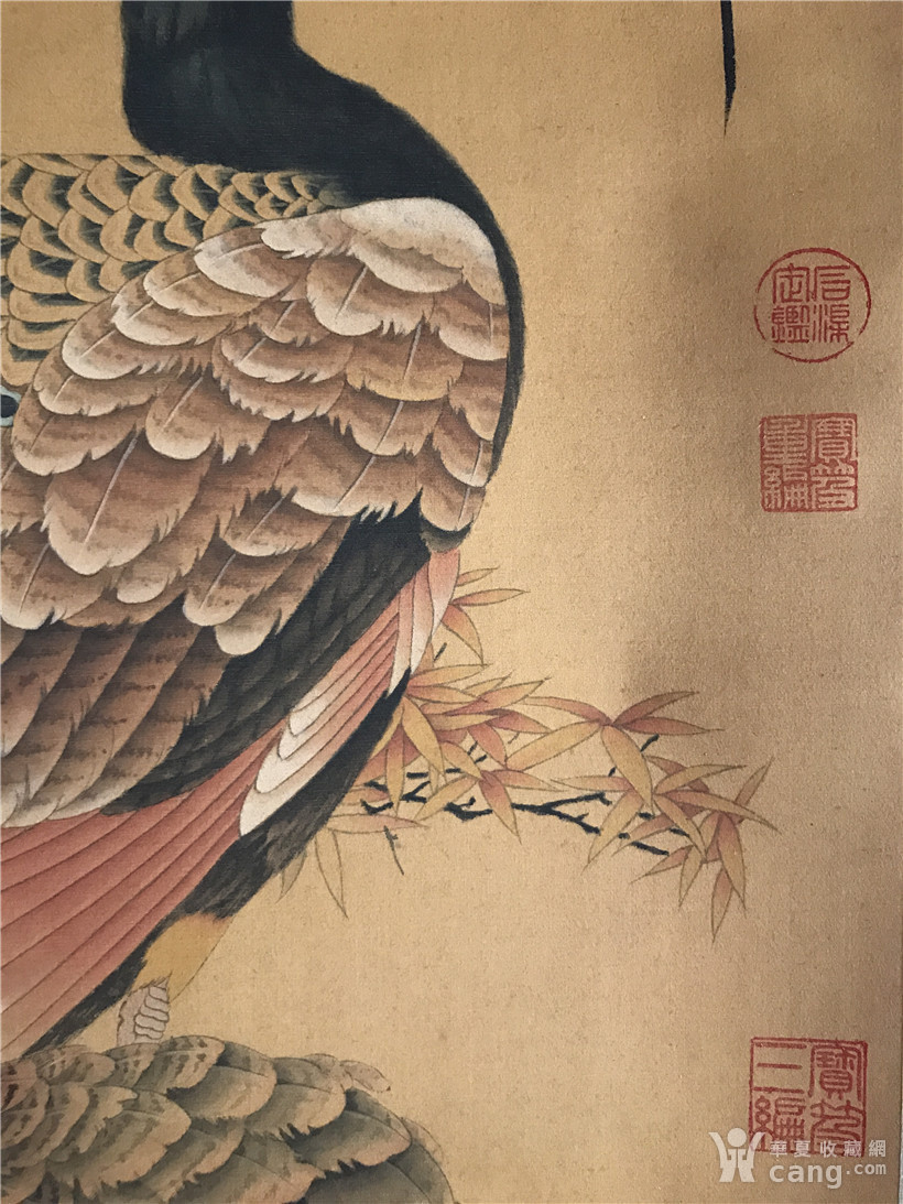 仿古工艺品 字画 宋徽宗花鸟