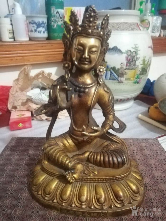 大明永乐年施鎏金佛像