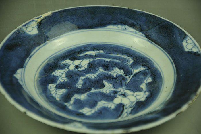 清三代雍正青花瓷这要梅花盘明清景德镇老瓷器陈设摆件包老收藏品