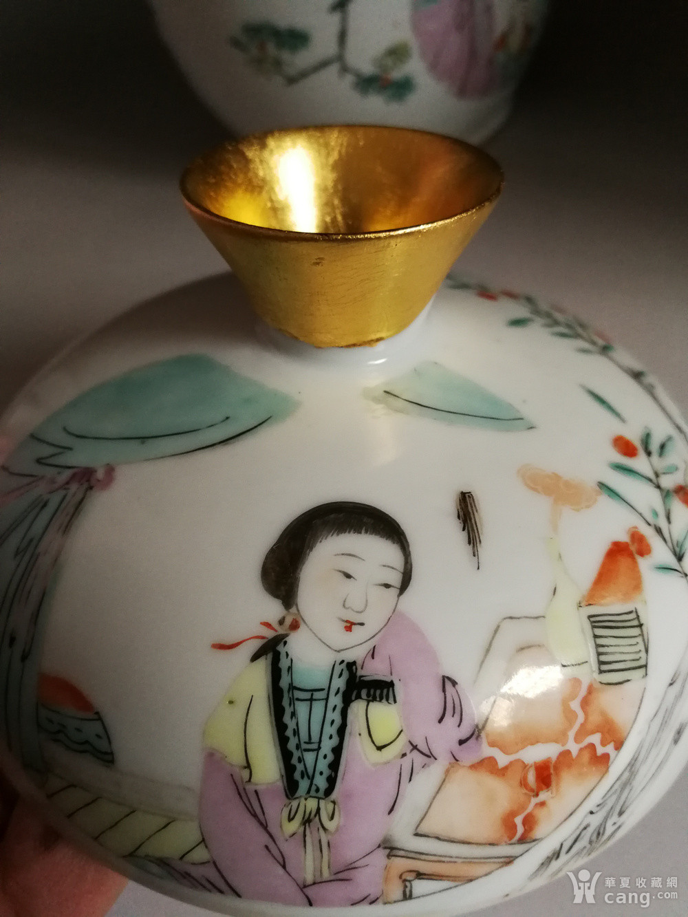 洪义顺美女浅浆彩美女罐俩个大号和图片