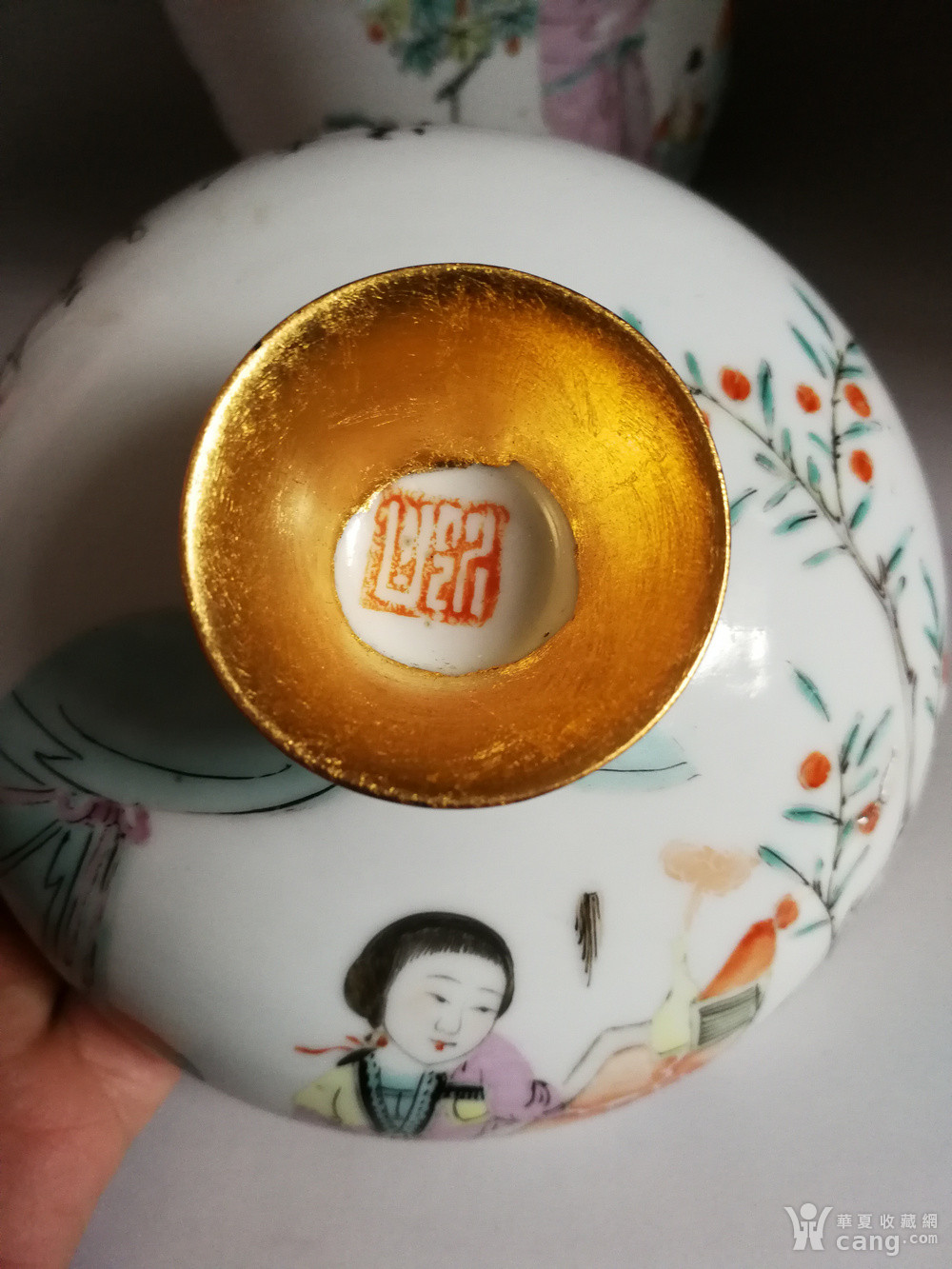 洪义顺美女浅浆彩大号罐美女毛长眼图片