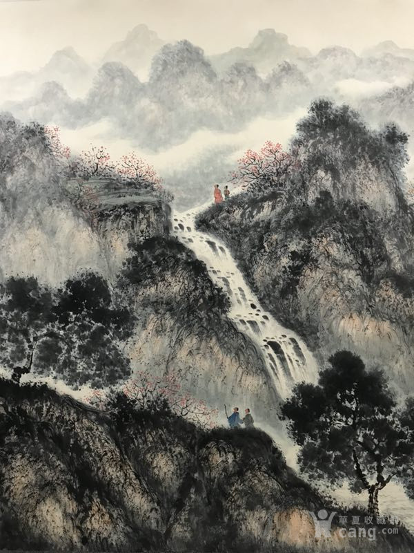 傅抱石.山水