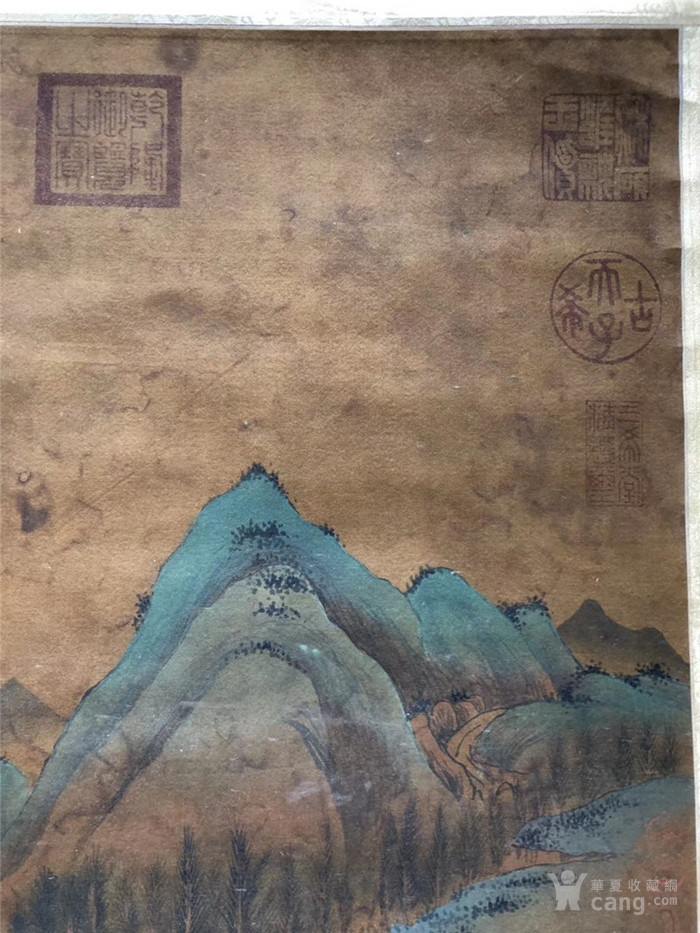 北宋画家郭熙绢本山水画一副