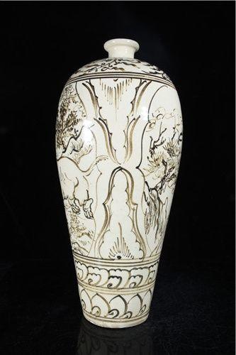 磁州窑梅瓶2 40x13cm