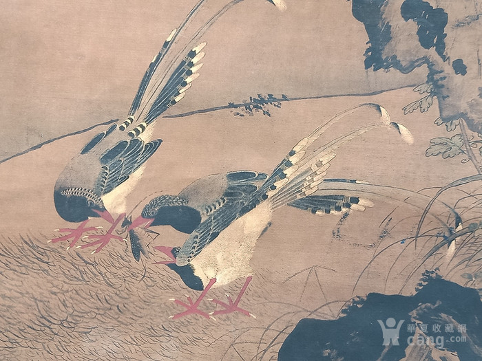 乡下收的吕记花鸟画一幅