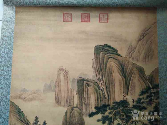 山水人物风景画