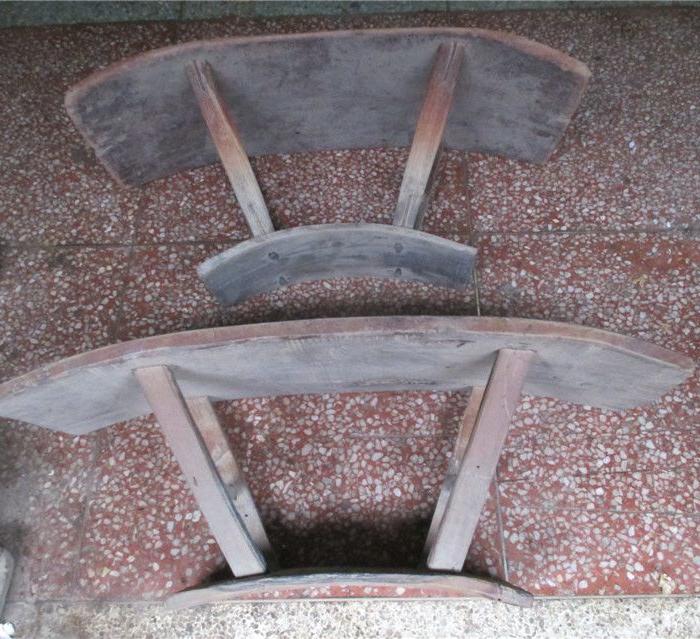 乡下收来的一对秧马【未洗】