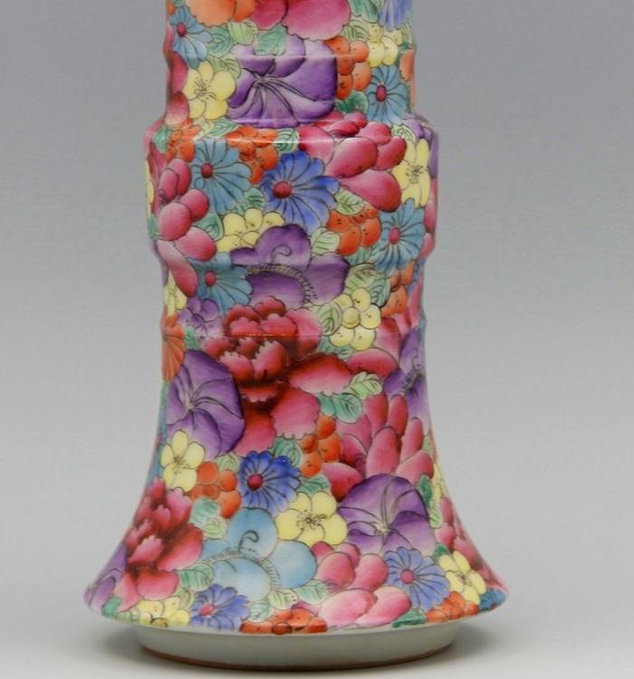 百花不落地花觚