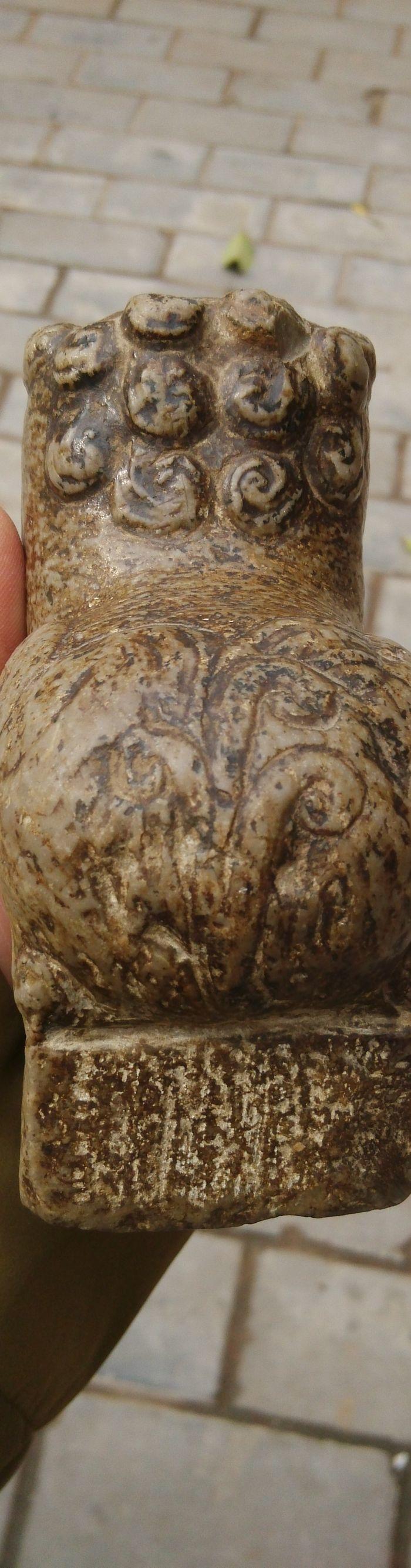 清代文房小石狮子