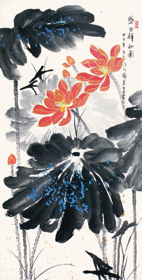 张大千再传弟子张若古大千四绝_张大千再传弟子张若