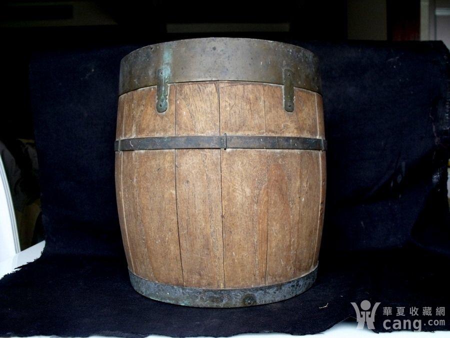 民国,全品榉木一斗米斗一个,包老